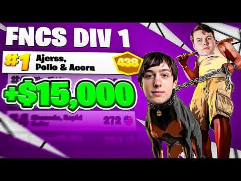 1ST PLACE FNCS DIVISION 1 🏆 ($15,000) | ft Pollo & Acorn