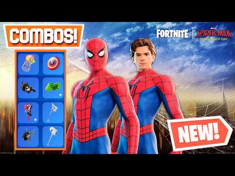 BEST SPIDER-MAN (BRAND NEW DAY) Skin Combos (MARVEL!) - Fortnite