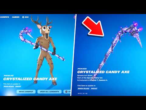 *NEW* CRYSTALLIZED PUNISHER PICKAXE & NEW SPRITES Added in Fortnite Update! (Crystal Candy Axe)