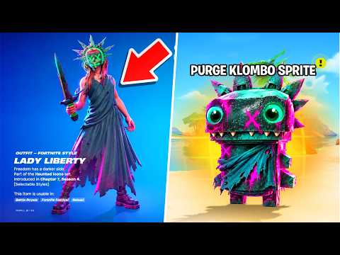 ALL *NEW* FREE REWARDS & NEW SPRITES Added in Fortnite Update! (The Purge Skin & All Codes)