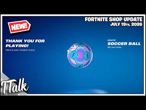 Fortnite Shop *FREE* SOCCER BALL TOY! [July 19th, 2026] (Fortnite Chapter 7)