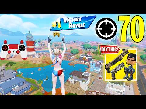 70 Elimination Solo Vs Squads Gameplay Wins (Fortnite Chapter 7 Season 3 PS4 Controller)