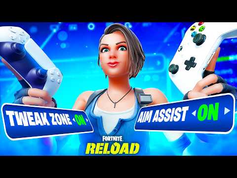 *NEW* BEST Controller SETTINGS + Sensitivity in Chapter 7 Season 3 🎮 ( Fortnite Reload Gameplay)