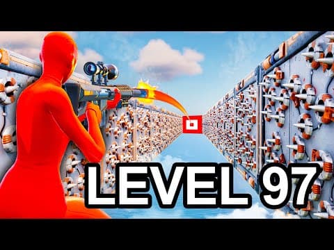 Level 1 to Level 100 EXTREME Fortnite Trickshots