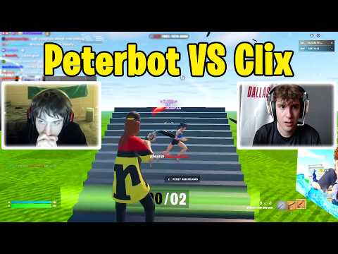 Clix VS Peterbot 1v1 Buildfights at PRO-AM!