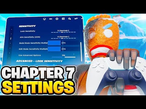 NEW BEST Controller SETTINGS + Sensitivity in Chapter 7 (Fortnite Tutorial)