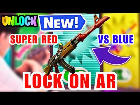 UNLOCK LOCK ON ASSAULT RIFLE Super Red Vs Blue FORTNITE TYPICAL GAMER MAP
