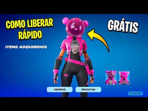 COMO CONSEGUIR RÁPIDO GRÁTIS SKIN "VIAJANTE DA EQUIPE DE ABRAÇOS" NO FORTNITE