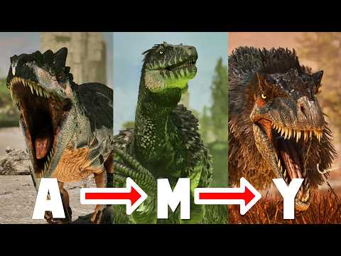 First To Tame A Dino For Every Letter Wins!