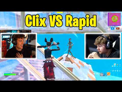 Clix VS Rapid 1v1 PRO Realistics! #fortnite