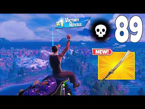 89 Elimination Squads "Zero Build" Gameplay Wins (NEW Fortnite Chapter 7 Season 4 PC)