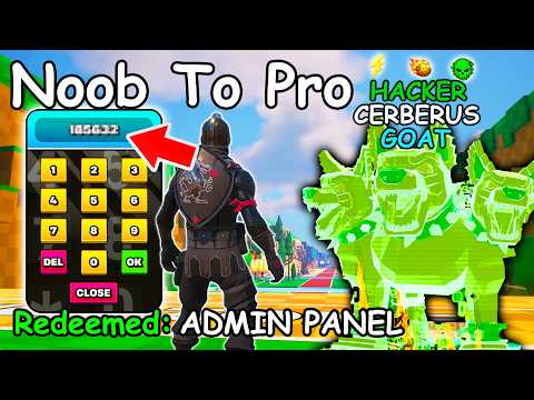 Noob to Pro With ADMIN CODES in KICK A LUCKY BLOCK FORTNITE (New Secret Codes)