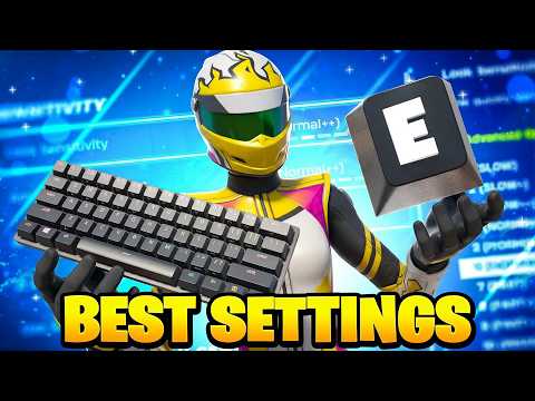 *NEW* Best Keyboard SETTINGS in Chapter 7 Season 4 + Sensitivity (Fortnite Tutorial)