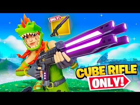 The CUBE RIFLE *ONLY* Challenge in Fortnite!