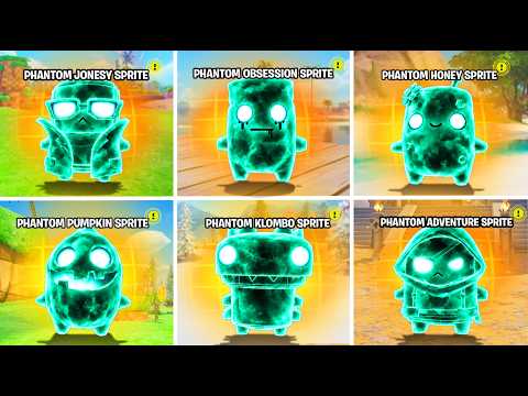 ALL *NEW* PHANTOM SPRITES & FREE REWARDS Added in Fortnite Update! (All Codes)