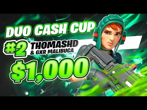 2ND DUO CASH CUP 🏆 ($1,000) w/ Malibuca | Th0masHD