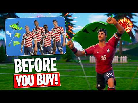 NIKE FOOTBALL BUNDLE | Gameplay + Combos! Before You Buy (Fortnite)