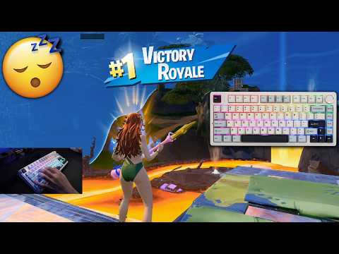 AULA F75 Keyboard ASMR 😴 OG Fortnite Gameplay ⭐ 240FPS 4K
