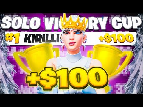 HOW I WON $100 in SOLO VICTORY CASH CUP 🏆
