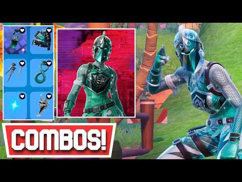 *NEW* BEST FNCS TEAL KNIGHT SKIN COMBOS! | Fortnite