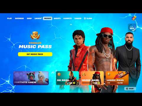 NEW MUSIC PASS Updates in Fortnite! (Michael Jackson, FREE Skin Event, Lil Wayne)