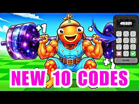 NEW DUMBBLE CODES +1 Muscle to Break Walls FORTNITE +1 Muscle to Break Walls ADMIN CODES Part 2