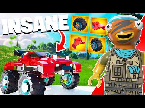 MONSTER TRUCKS in LEGO Fortnite! MORE PARTS From The Machinist in LEGO Fortnite Odyssey! (FREE!)