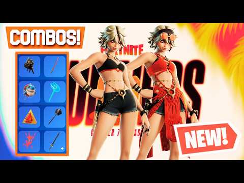 BEST SUMMER SLAYER JONI Skin Combos (Stakes Summer Bundle!) - Fortnite