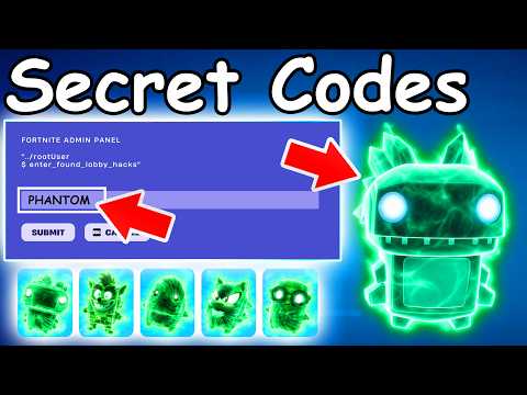30 ADMIN PANEL CODES Added in SECRET FORTNITE UPDATE NEW SPRITE CODES! (New Secret Codes)