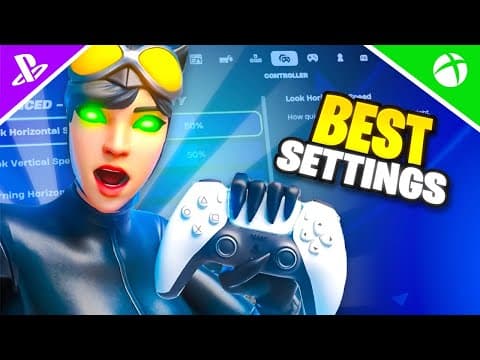 *NEW* BEST Controller Settings & Sensitivity in Fortnite Season 3