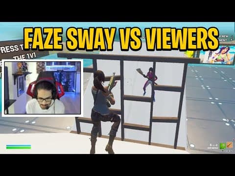 FaZe Sway VS Viewers 1v1 Buildfights!