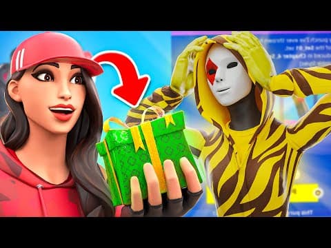 I CHALLENGED my DUO to CARRY me to a WIN for THE NEW CREED SKIN 🎁