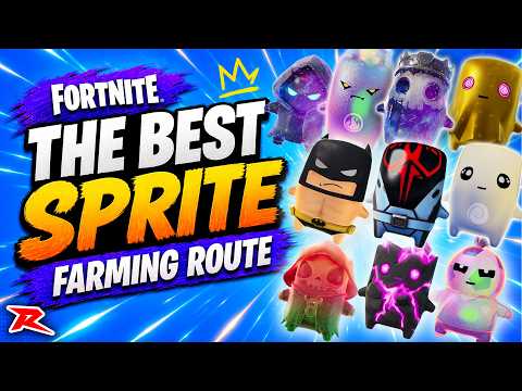 How To Farm Sprites FAST! BEST Sprite Farming Route in Fortnite