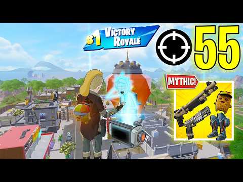 55 Elimination Solo Vs Squads Gameplay "Build" Wins (NEW! Fortnite Chapter 7 Season 3)