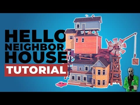 How to Make a Hello Neighbor HOUSE | Fortnite Creative