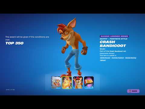 Winning Crash Bandicoot Skin 😍