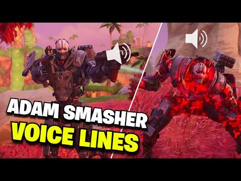 Fortnite | ADAM SMASHER (Cyberpunk) VOICE LINES - Ch7 S4
