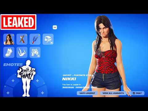 OBSESSION NIKKI — EARLY FULL SHOWCASE in Fortnite! (Inde Navarrette Skin)
