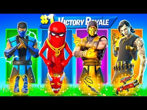 The ULTIMATE MYTHIC BOSS Challenge in Fortnite (Sub Zero, Scorpion, Dill Pickle, Midas)