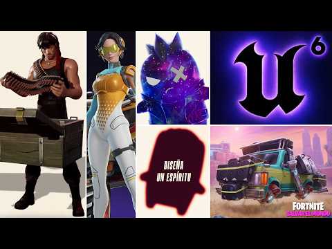 SKIN RAMBO, CHEVROLET NASCAR, ANUNCIOS UNREAL ENGINE 6, PRÓXIMAS COLABORACIONES, SALVAR EL MUNDO y +