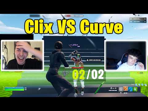 Clix VS Curve 1v1 Buildfights! #fortnite