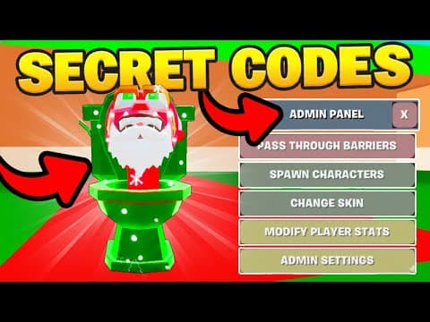 NEW SECRET ADMIN Christmas Brainrot Codes In Fortnite Steal The Brainrot! (New Secret Codes)