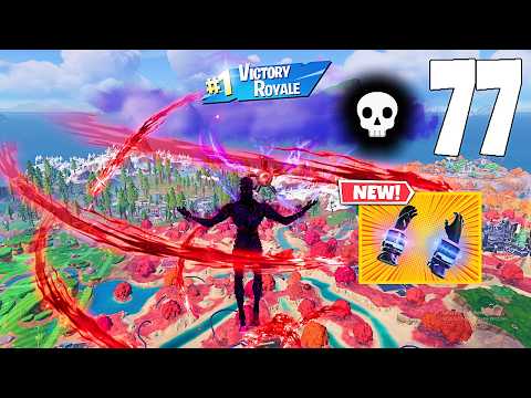 77 Elimination Solo Vs Squads/squads "Zero Build" Gameplay Wins (NEW Fortnite Chapter 7 Season 4 PC)