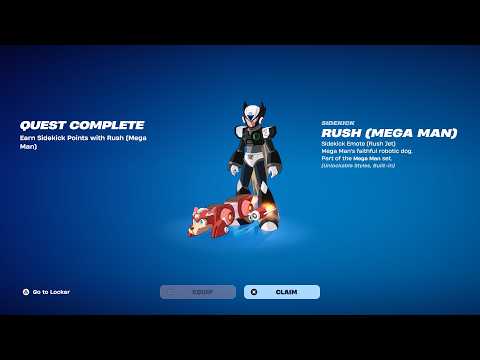 FIRST EVER Sidekick to do THIS!!! (Rush from Mega Man)