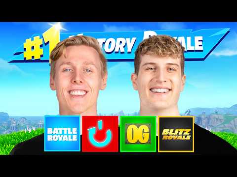 Winning EVERY Fortnite Mode! (ft. Chanzes)