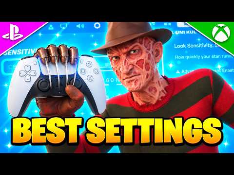 NEW Best Controller SETTINGS + Sensitivity in Fortnite (Tutorial)