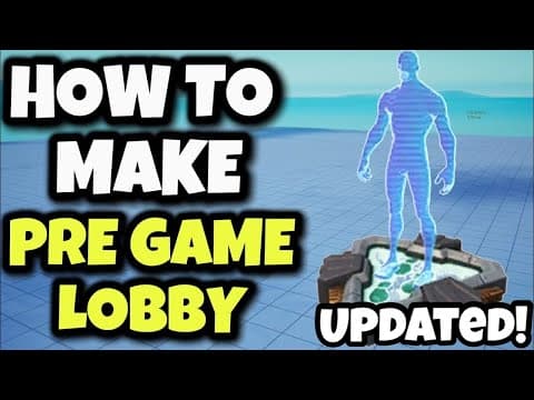How To Make A PRE GAME LOBBY In Fortnite Creative 1.0 (UPDATED 2026 TUTORIAL)
