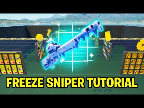 HOW TO UNLOCK THE FREEZE SNIPER RIFLE IN 1V1 WITH EVERY GUN (FULL TUTORIAL)