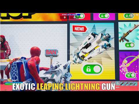 SUPER RED VS BLUE TYPICAL GAMER FORTNITE - FIND EXOTIC LEAPING LIGHTNING LOCATIONS