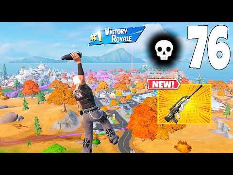 76 Elimination squads "Zero Build" Gameplay Wins (NEW Fortnite Chapter 7 Season 2 PC)